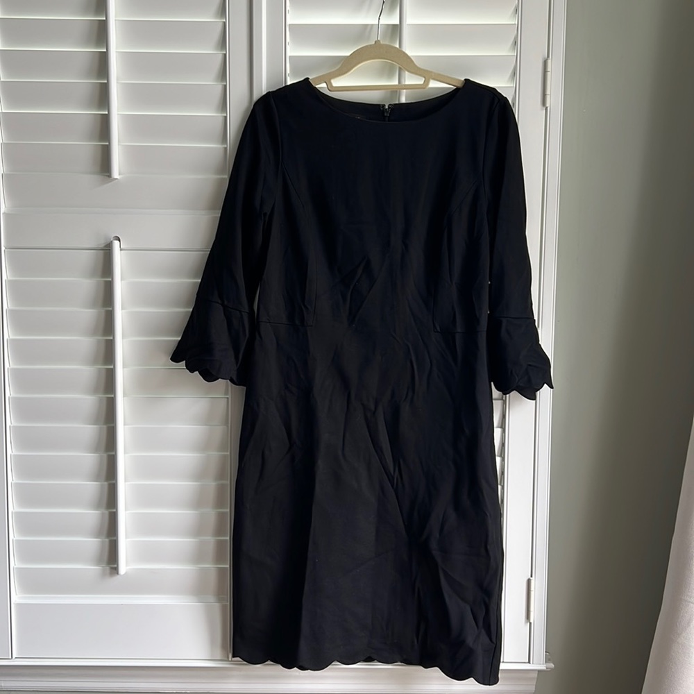 Talbots Scalloped Edge Dress